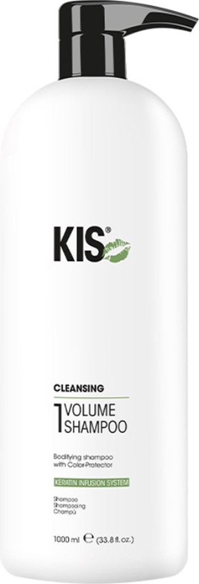 KIS Cleansing Volume Shampoo-300 ml - Normale shampoo vrouwen - Voor Alle haartypes