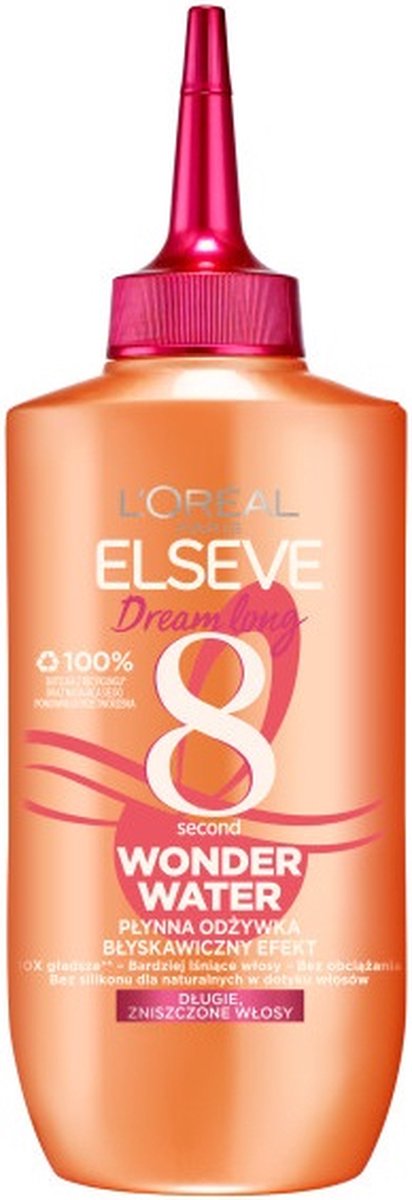 Elseve Dream Long 8 Second Wonder Water vloeibare conditioner voor lang en beschadigd haar 200ml
