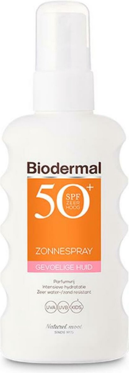 Biodermal Zonnebrand spray voor de gevoelige huid SPF 30 - 175ml - Zonnespray
