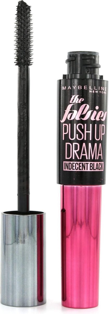 Maybelline Falsies Push Up Drama Indecent - Intens Zwart - Mascara