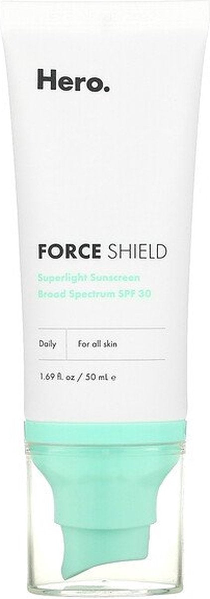 Hero Cosmetics, Force Shield, Superlight Sunscreen, SPF 30, 1.69 fl oz (50 ml)