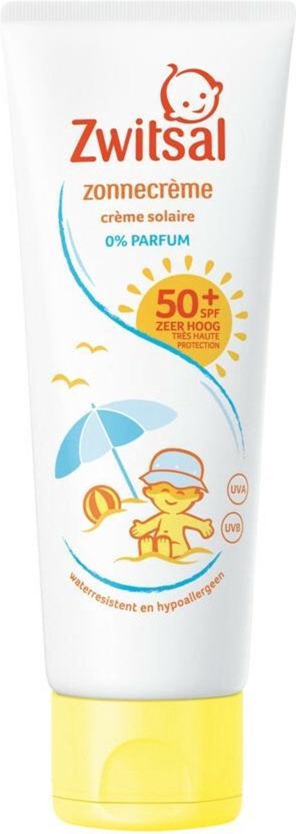 Zwitsal SPF 50+ Parfumvrij Zonnecrème - 75ml