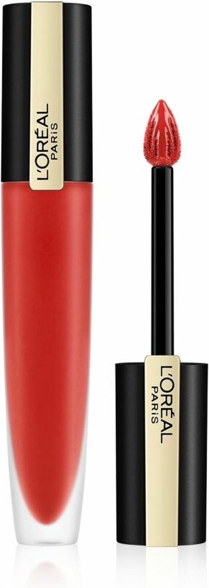 L'Oréal Paris Rouge Signature Lippenstift  - 104 I Rebel - Paars - Matte Vloeibare Lipstick