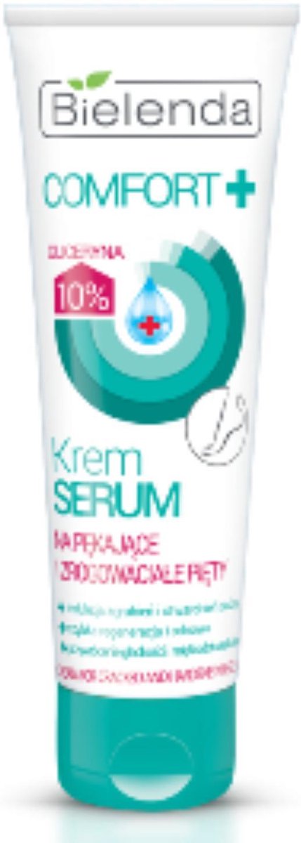 Bielenda Comfort+ Crèmeserum voor hielkloven en eeltige hielen met glycerine,  cream for cracked and hardend heels 100 ml
