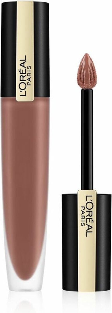 L'Oréal Paris Rouge Signature Lippenstift  - 104 I Rebel - Paars - Matte Vloeibare Lipstick