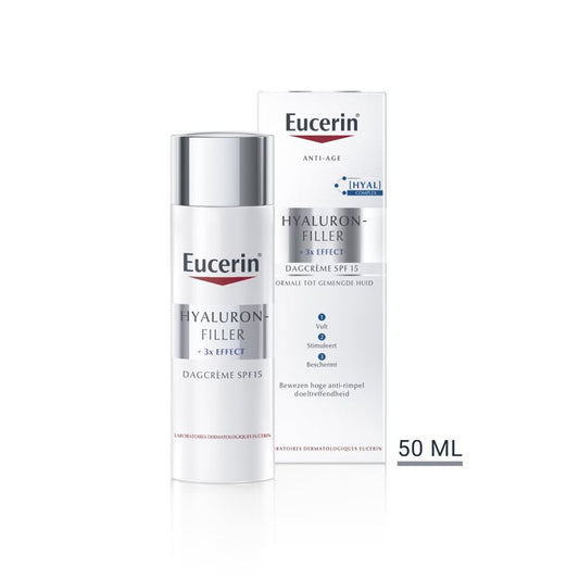 Hyaluron-Filler + 3x EFFECT Dagcrème Normale tot Gemengde Huid SPF 15