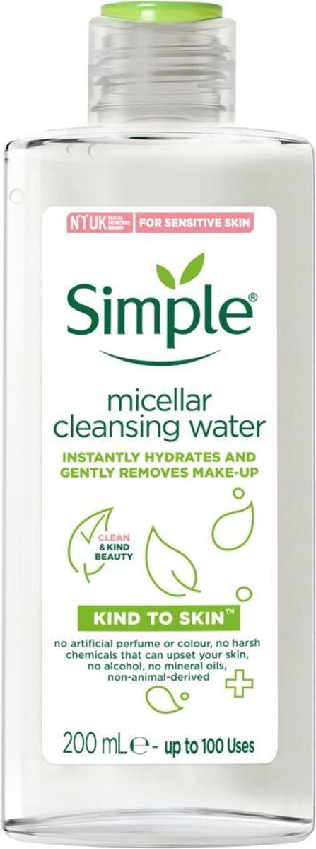 Simple Reinigingswater Micellair 200 ml