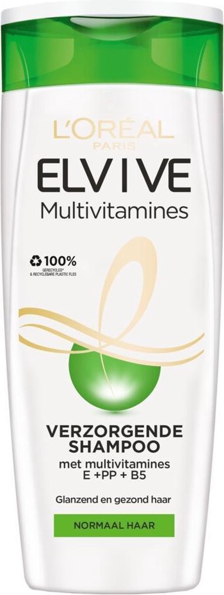 L'Oréal Paris Elvive Multivitamine Shampoo - 3 x 250 ml - Voordeelverpakking