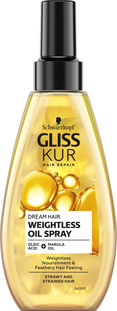 Schwarzkopf Gliss Kur Oil Nutritive Dream Hair Vederlichte Olie 150 ml - 1 stuk