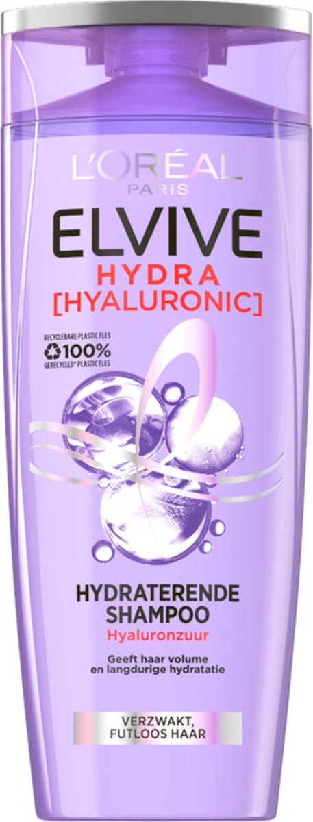 L’Oréal Paris Elvive Shampoo Hydra Hyaluronic Hydraterend - 6 x250 ml