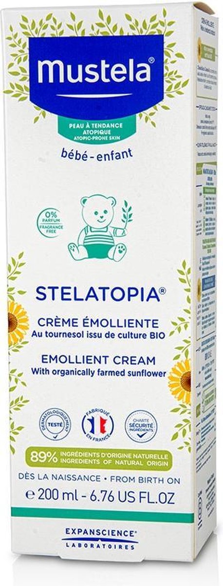 Mustela - Bébé Stelatopia Emollient Cream - Zklidňující dětský krém