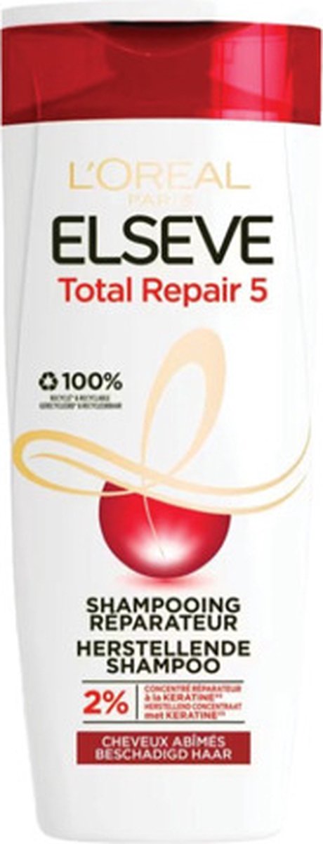 L'Oréal Paris Elseve Total Repair 5 Shampoo (6 x 400ml)