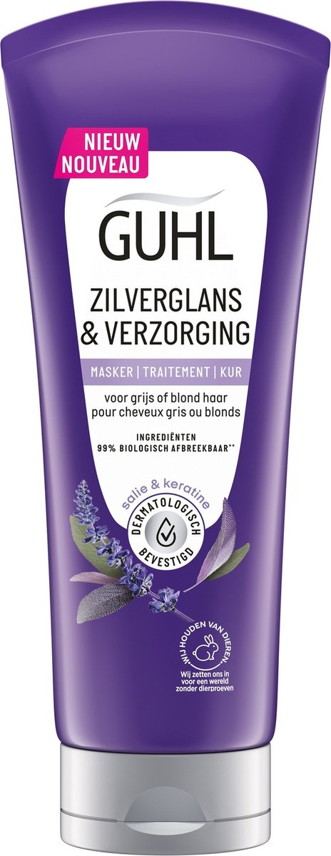 Guhl Zilver Glans & Verzorging Anti-geel Masker 200ml