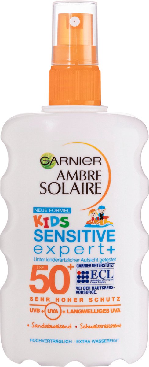 Garnier Ambre Solaire Kids Sensitive Expert+ Zonnebrandcreme SPF 50 - 150 ml