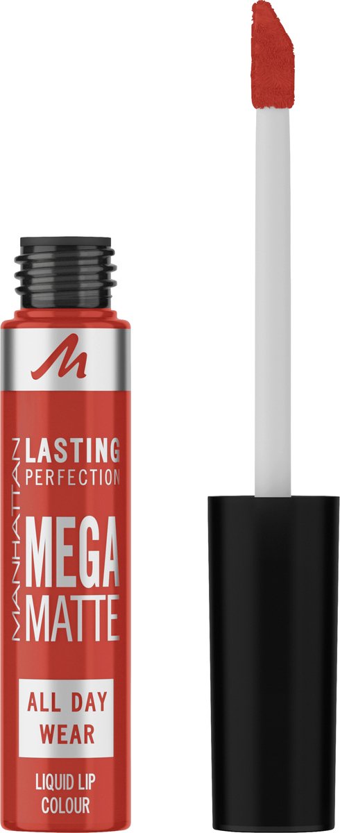 MANHATTAN Cosmetics Lippenstift Liquid Lasting Perfection Mega Matte 110 Shoppink In Soho, 7,4 ml