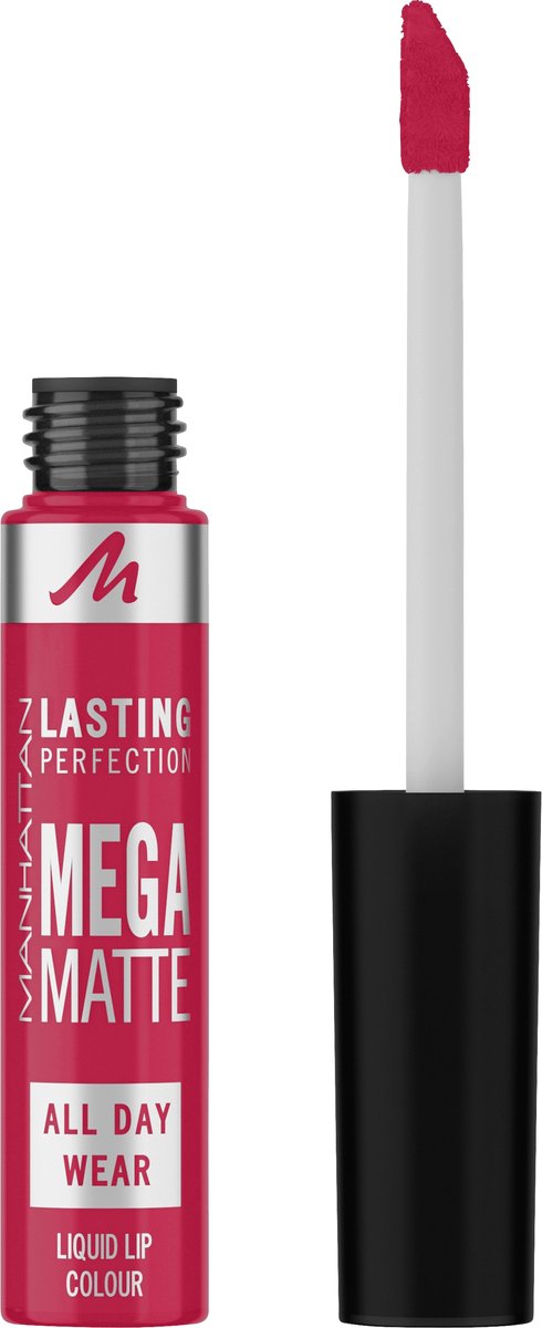 MANHATTAN Cosmetics Lippenstift Liquid Lasting Perfection Mega Matte 110 Shoppink In Soho, 7,4 ml
