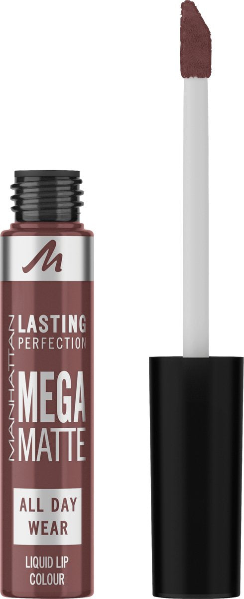 MANHATTAN Cosmetics Lippenstift Liquid Lasting Perfection Mega Matte 110 Shoppink In Soho, 7,4 ml