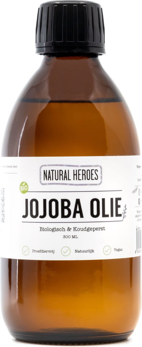 Natural Heroes Biologisch Jojoba Olie Koudgeperst - 100ml