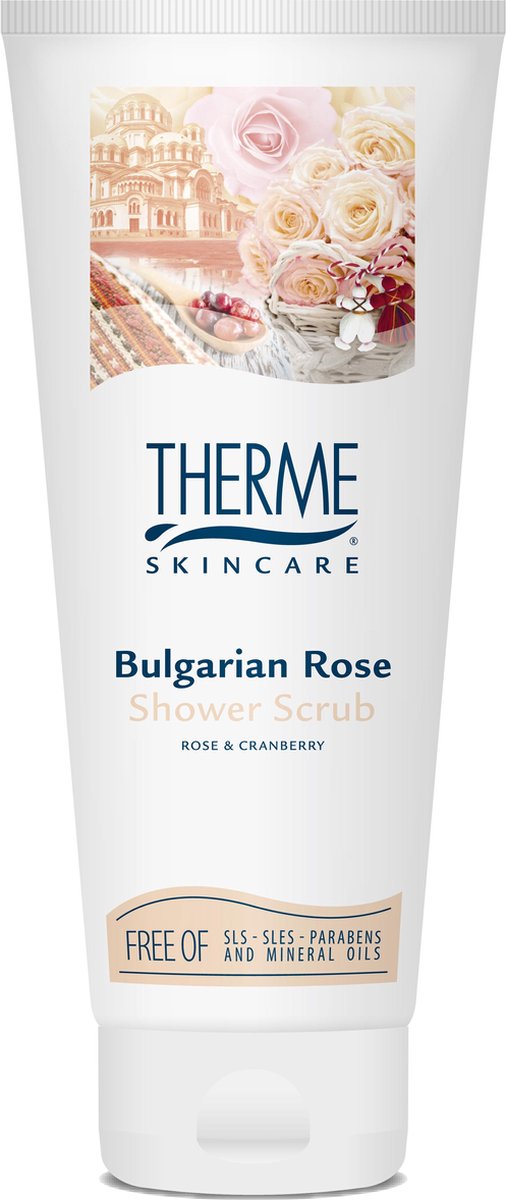 Therme Bulgarian Rose Shower Scrub 200ml