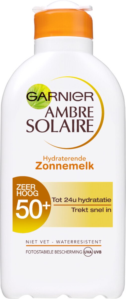 Garnier Ambre Solaire Hydraterende zonnebrandmelk SPF 20 - Zonnebrand tegen Uitdroging - 200 ml