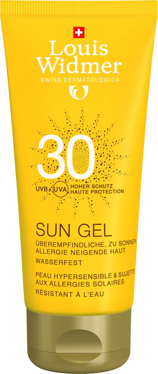 Louis Widmer Sun Gel 30 ongeparfumeerd (100ML)