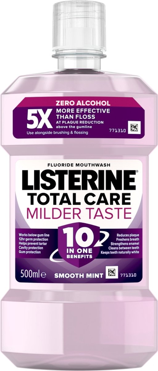 Listerine - Mouthwash complete care without alcohol Total Care Zero - 500ml