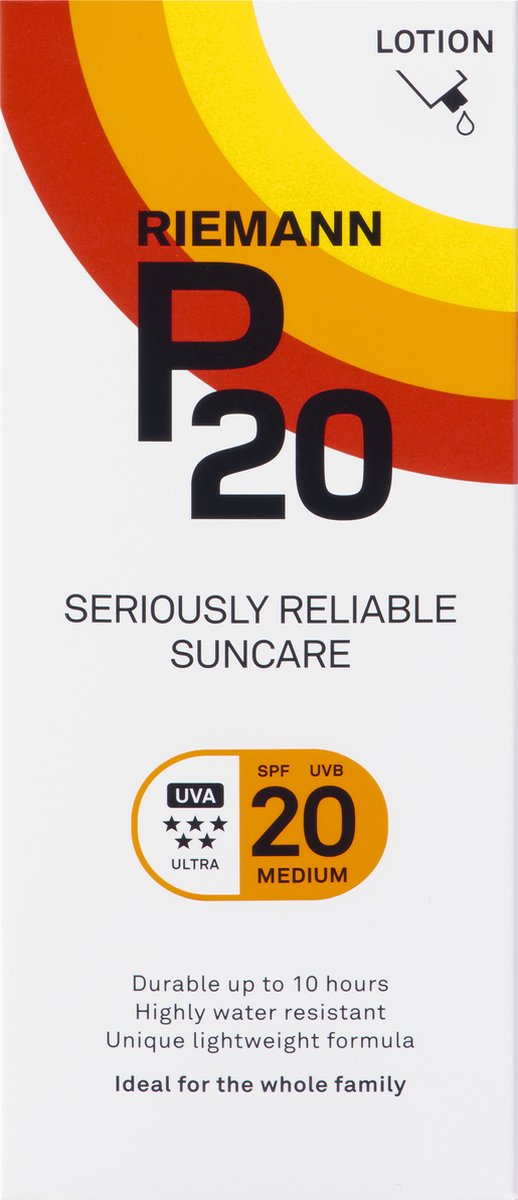 P20 SPF 20 - Zonnebrand Spray - Factor 20 - 100 ml