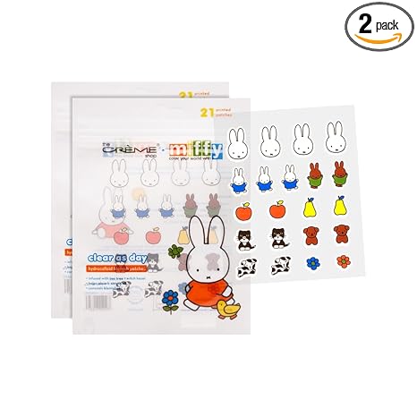 Miffy Clear As Day! , Korean Hydrocolloid Spot Blemish Patches