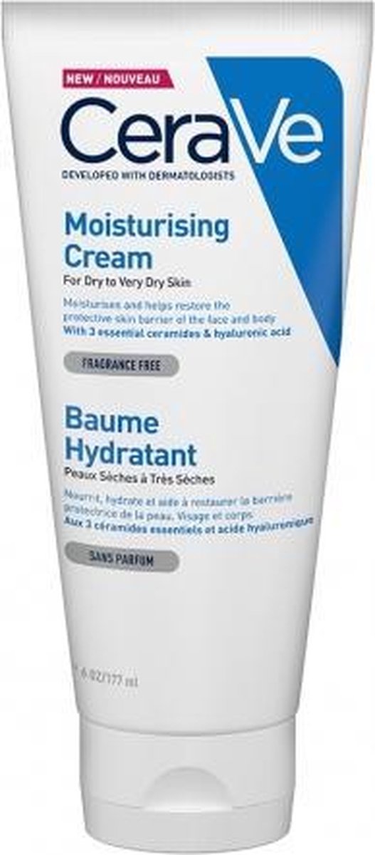 Hydraterende Crème - voor droge tot zeer droge huid - 177ml