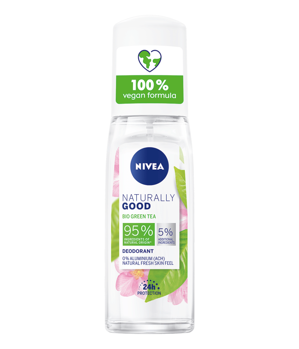 NIVEA Naturally Good Bio Green Tea Deodorant 75ml