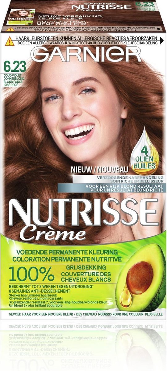 Garnier Nutrisse Creme Haarverf 43 - Goudbruin