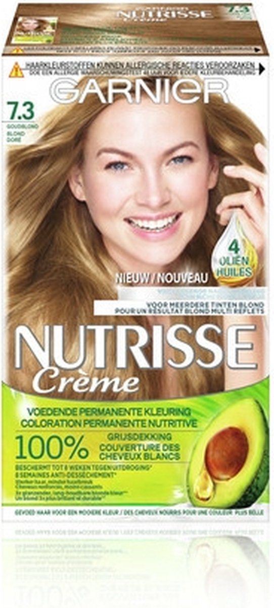 Garnier Nutrisse Creme Haarverf 43 - Goudbruin