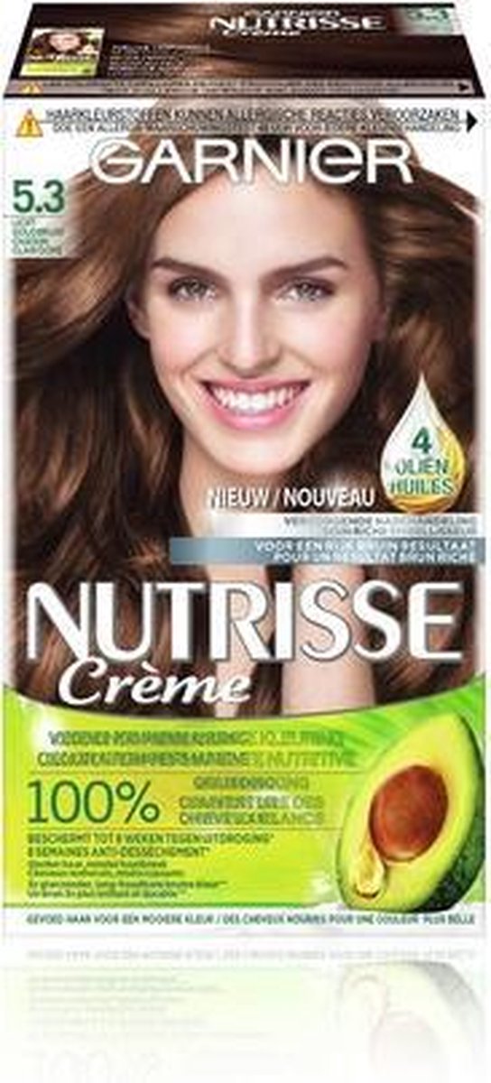Garnier Nutrisse Creme Haarverf 43 - Goudbruin