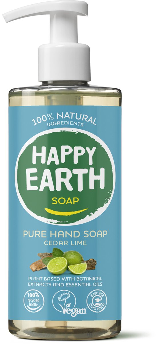 100% Natuurlijke Handzeep Cedar Lime 300 ml