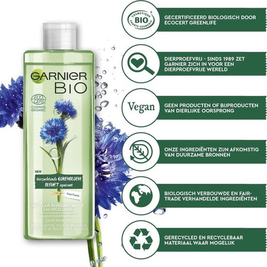 Bio Micellair Reinigingswater met Verzachtende Korenbloem