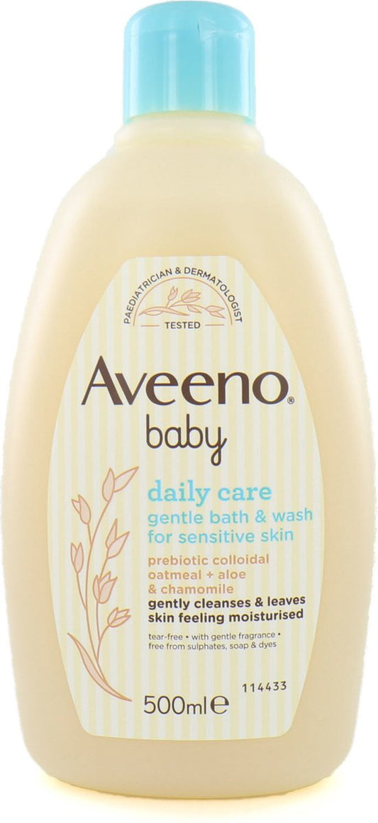 Aveeno Daily Care Baby Gentle Bath & Wash - 500 ml (voor gevoelige huid)