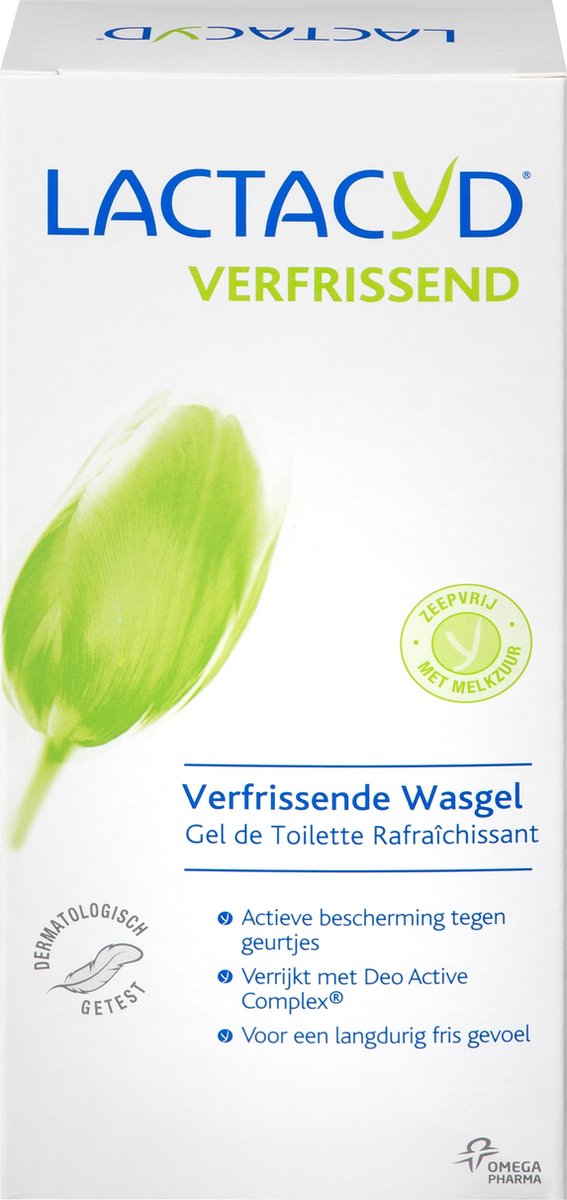 Lactacyd DUO verfrissende wasgel -  2 x 200ml - intieme hygiëne - Intiemverzorging