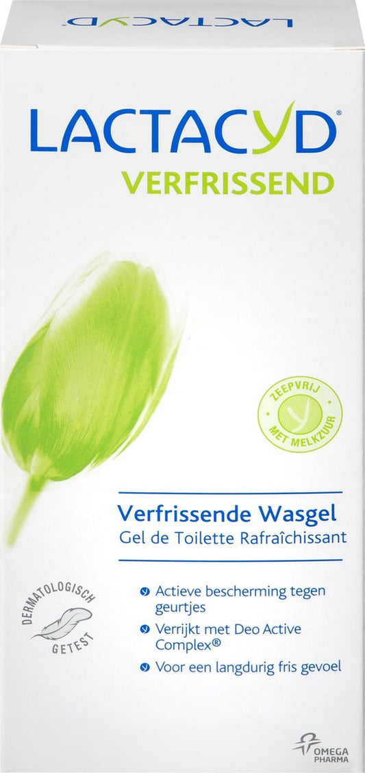 Lactacyd DUO verfrissende wasgel -  2 x 200ml - intieme hygiëne - Intiemverzorging