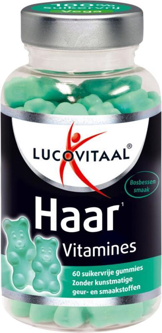 Lucovitaal Hair Vitamines Gummies Suikervrij
