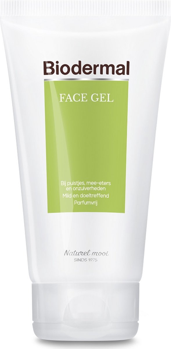 Biodermal Vette & Gemengde Huid Face Gel - 150ml – Bij overtollig talg, puistjes en onzuiverheden