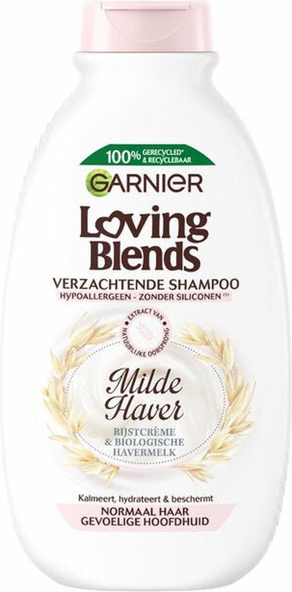 Garnier Loving Blends Milde Haver Shampoo - 6 x 300 ml