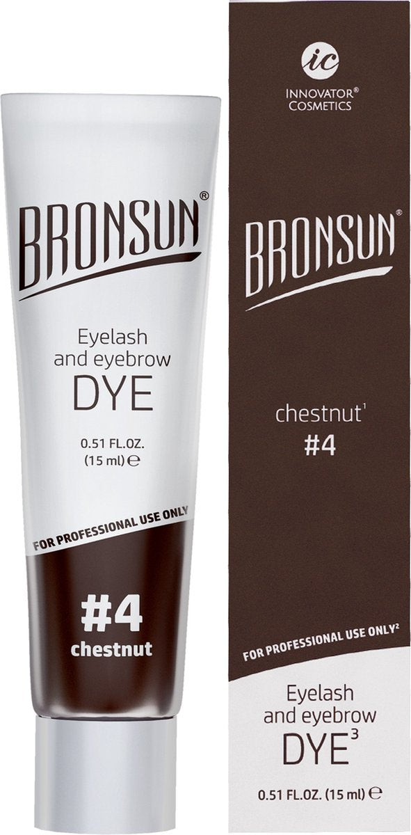 Bronsun wimper en wenkbrauw verf Chestnut | wenkbrauw verf | eyebrow tint | eyelash tint | bronsun tint