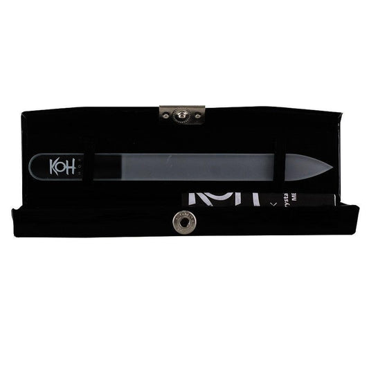 KOH Crystal Nail File Medium with Purse Case