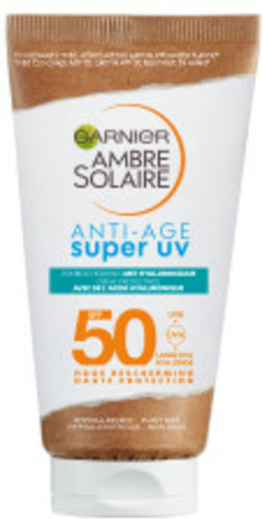 Garnier Ambre Solaire Anti-Age Super UV Zonnebrand - SPF50