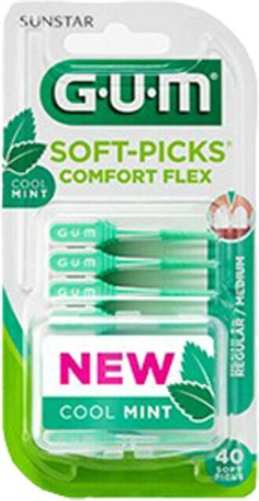 GUM Soft Picks Comfort Flex regular mint - 40st