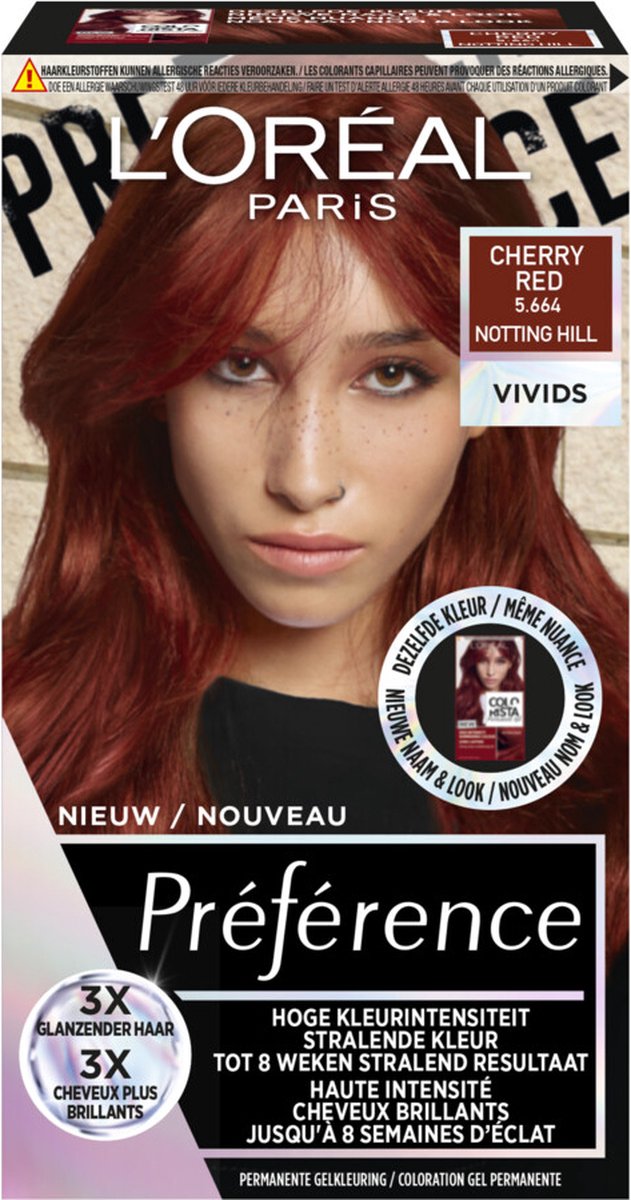 L'Oréal Preference Vivids Haarkleuring 10.112 Silver Grey