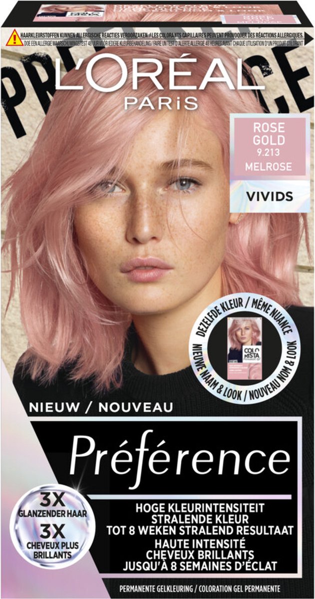 L'Oréal Preference Vivids Haarkleuring 10.112 Silver Grey