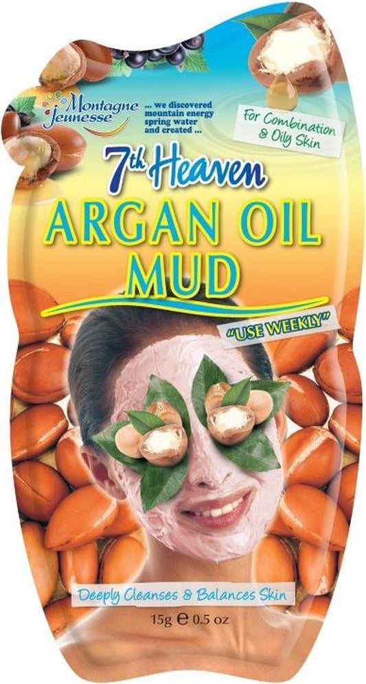 Montagne Jeunesse Gezichtsmasker 15 gram Argan Oil Mud