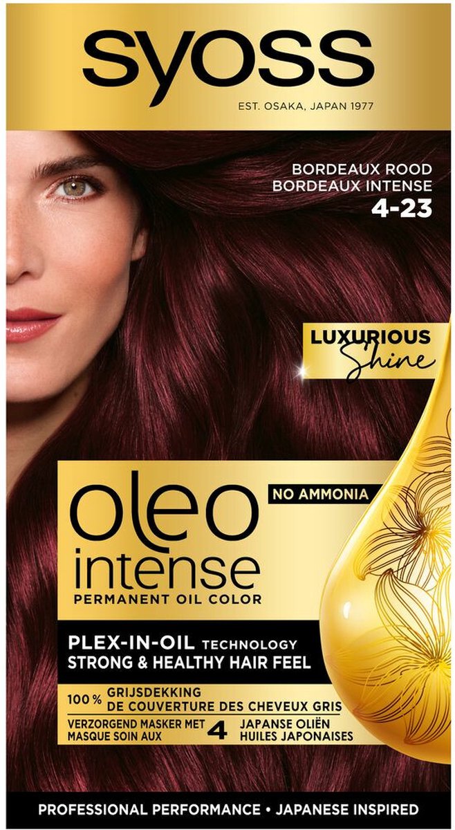 SYOSS Oleo Intense 1-10 Intens zwart Haarverf - 1 stuk
