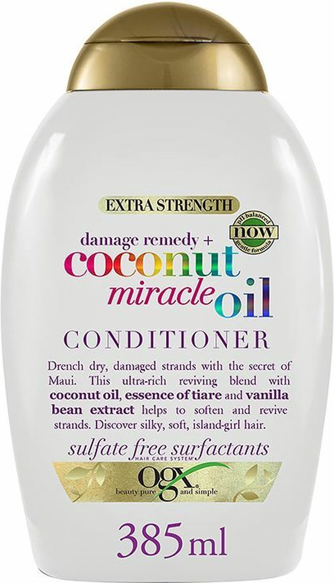 Herstellende Conditioner OGX Coconut Miracle Oil (385 ml)